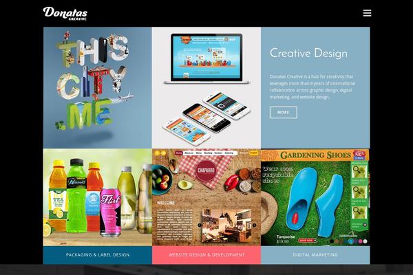 Twenty Fifteen theme site design template sample