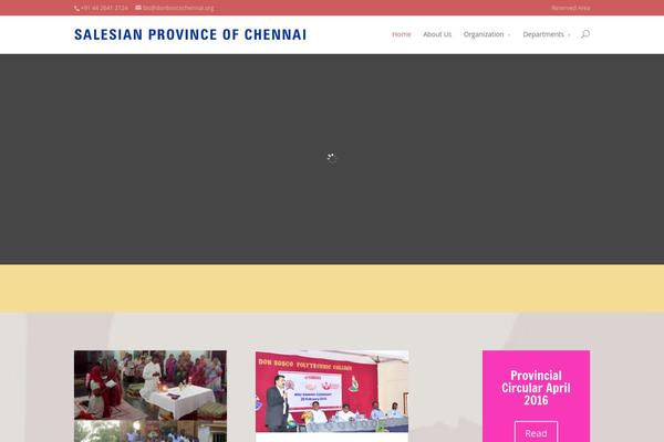 WordPress website example screenshot