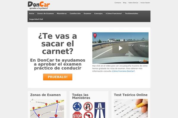 doncar.es site used Reponsive-child