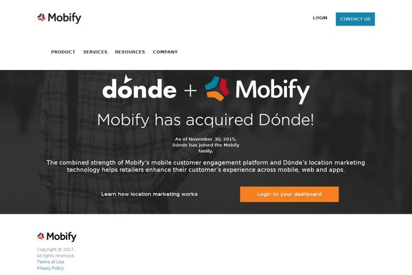 donde.io site used Sparkjoy-mobify-v9.3