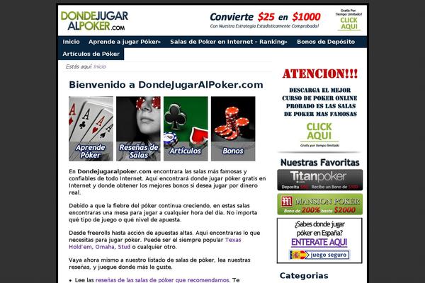 dondejugaralpoker.com site used Catalyst