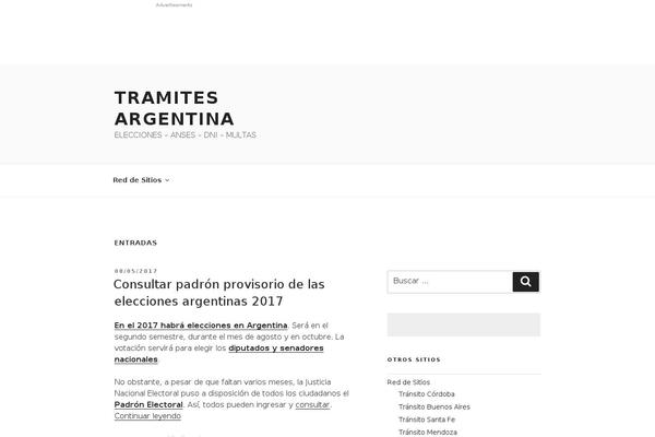 Twenty Seventeen theme site design template sample
