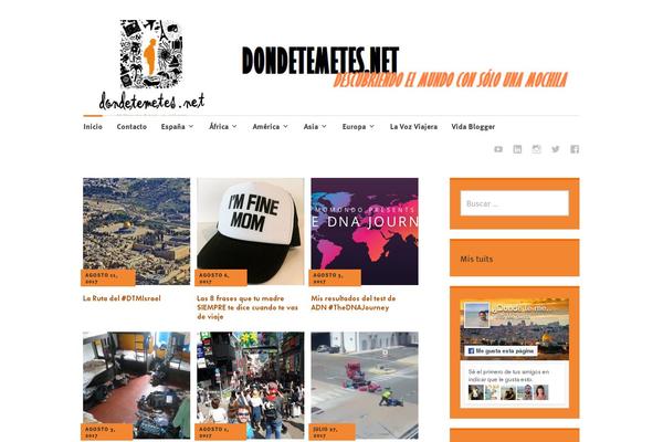 WordPress website example screenshot