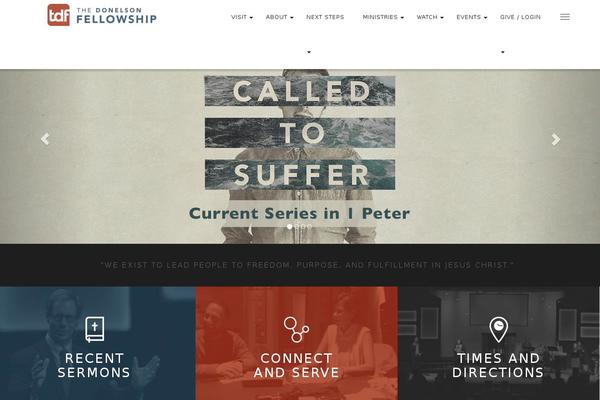 donelson.org site used Sermon