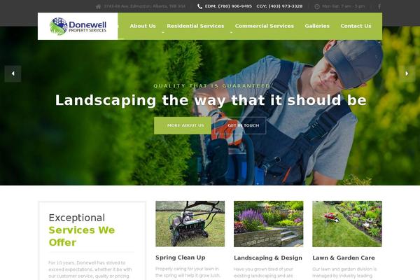 The-landscaper theme site design template sample