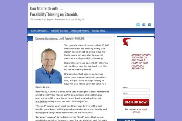 WordPress website example screenshot