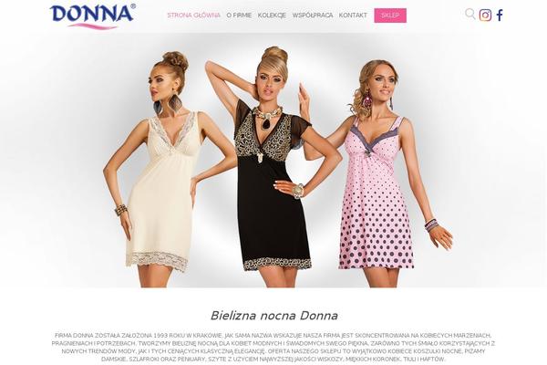 Donna theme site design template sample