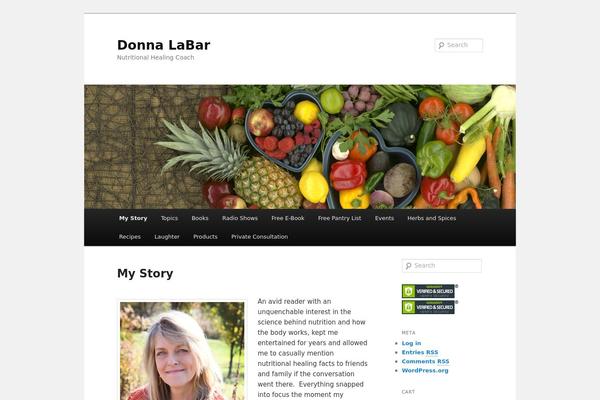 Twenty Eleven theme site design template sample