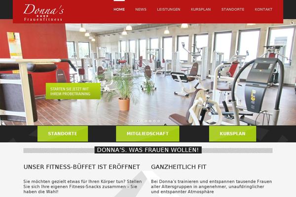 Fitnesszone theme site design template sample