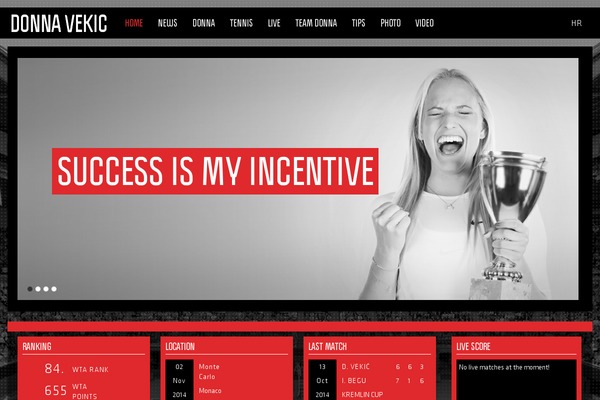 donnavekic.com site used Donna