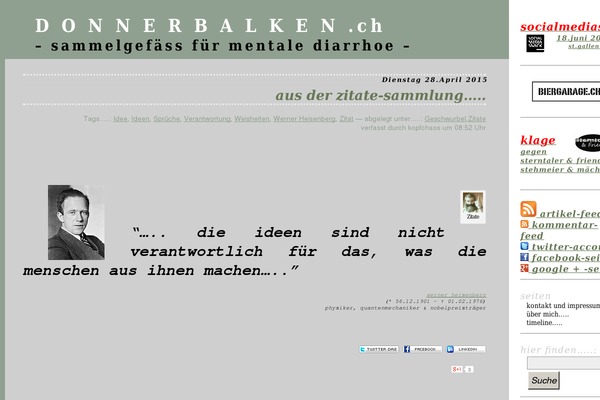 donnerbalken.ch site used Classic