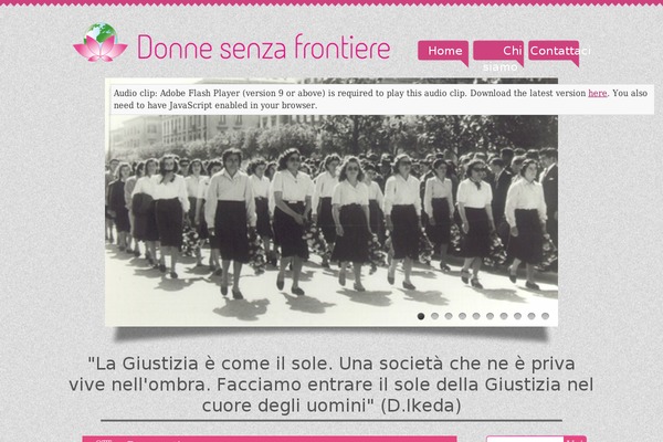 donnesenzafrontiere.org site used Donnesenzafrontiere