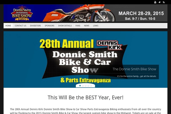 donniesmithbikeshow.com site used Tempera