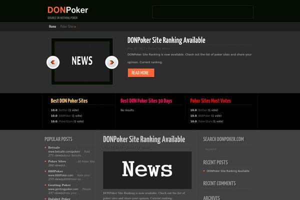 donpoker.com site used Distant-dawn
