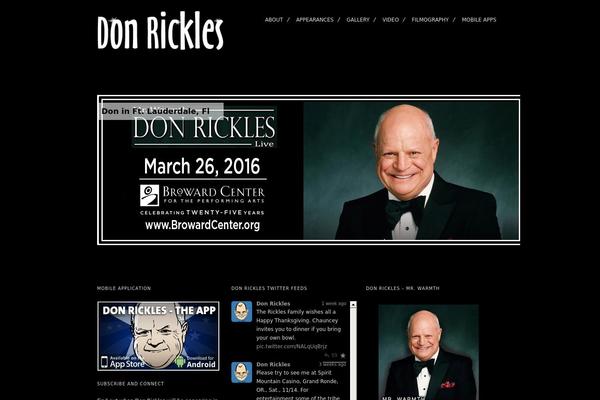 donrickles.com site used Monstrfolio