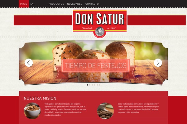 donsatur.com.ar site used Benissimo