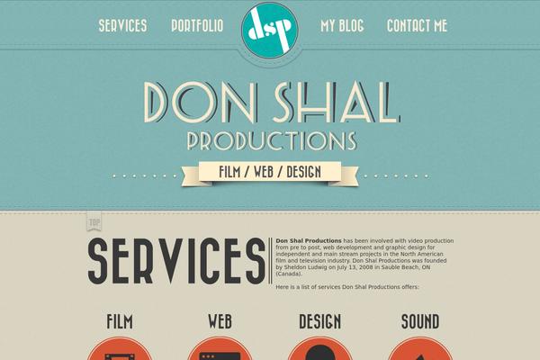 donshalproductions.com site used Dsp