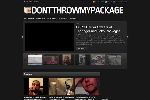 dontthrowmypackage.com site used Videozoom