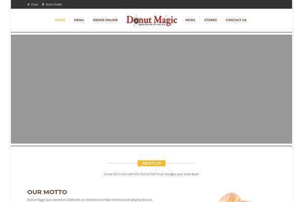 donutmagic.com site used Bakery-child