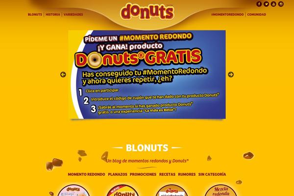 donuts.es site used Donuts-theme