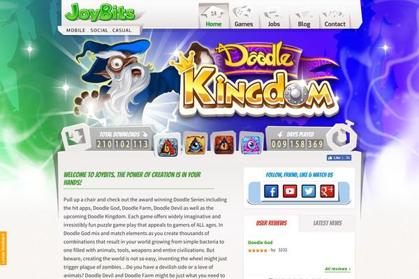 WordPress website example screenshot