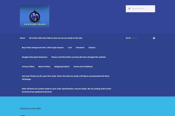 Storefront theme site design template sample