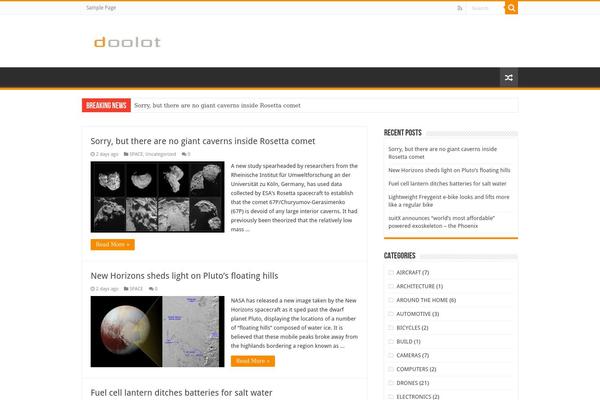 Astra theme site design template sample