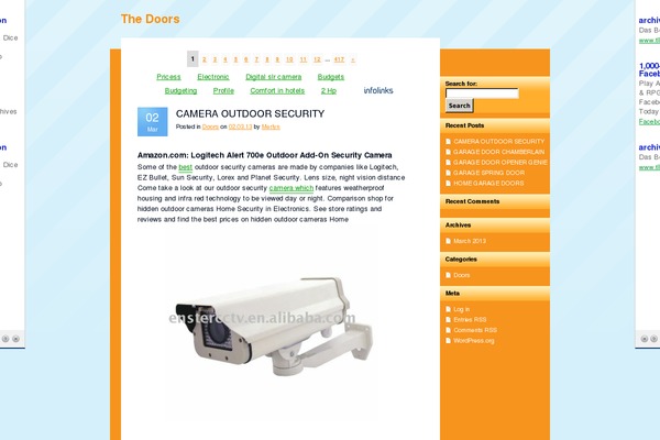 WordPress website example screenshot