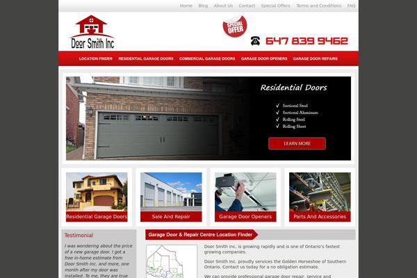 doorsmithinc.ca site used Doorsmith
