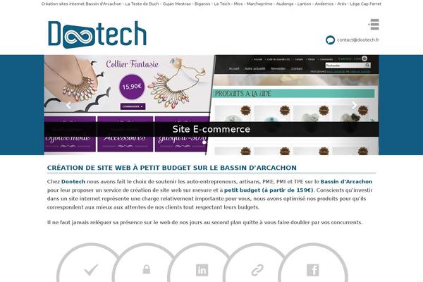 dootech.fr site used Dootechv3