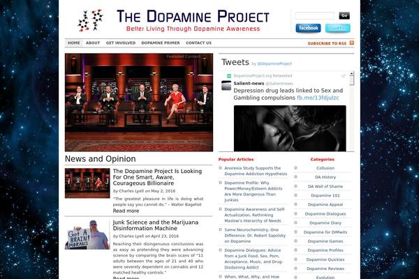 dopamineproject.org site used Dopamine