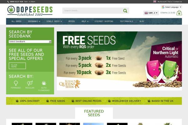 WordPress website example screenshot