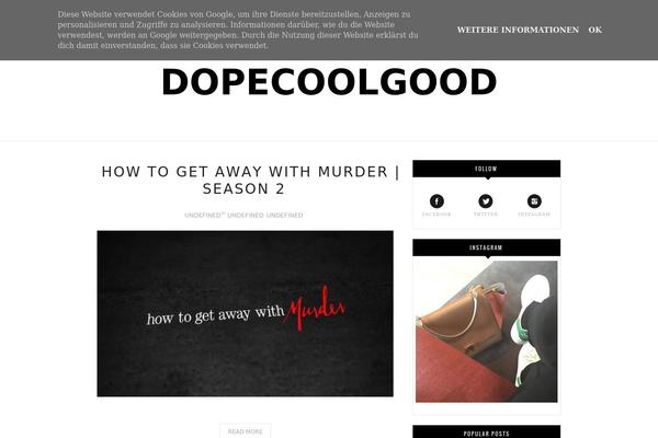 dopecoolgood.com site used Kayture