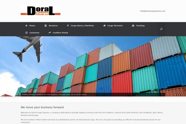 Vantage theme site design template sample