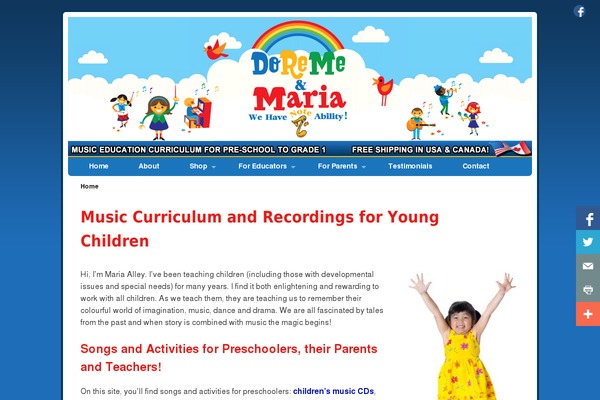 doremeandmaria.com site used Weaver II pro