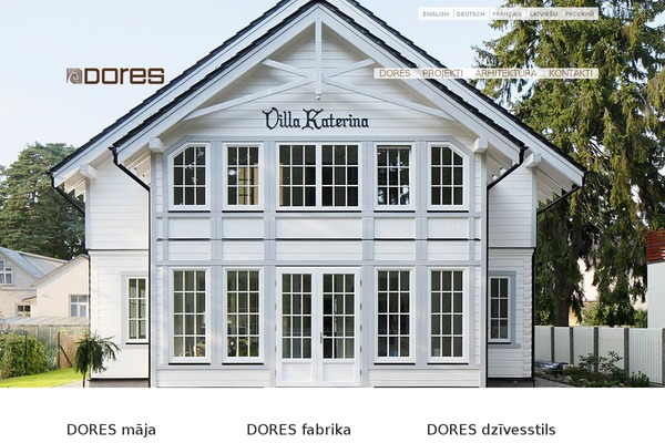 dores.lv site used Dores