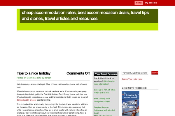 dorisontravels.com site used Vitafolder