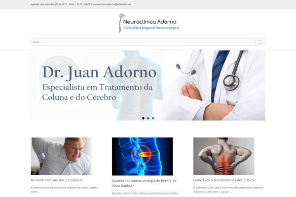 Avada theme site design template sample