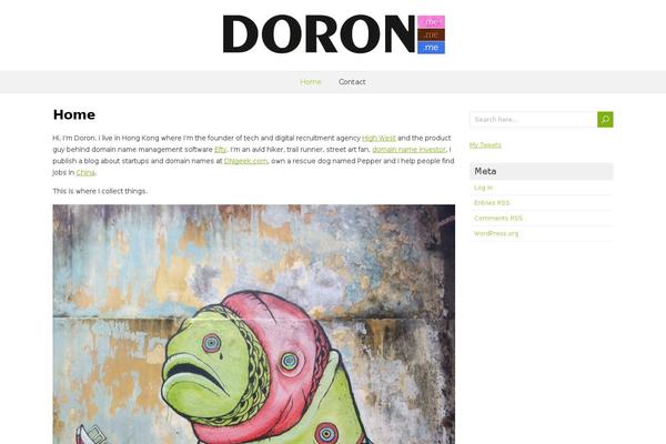 doron.me site used ForeverWood
