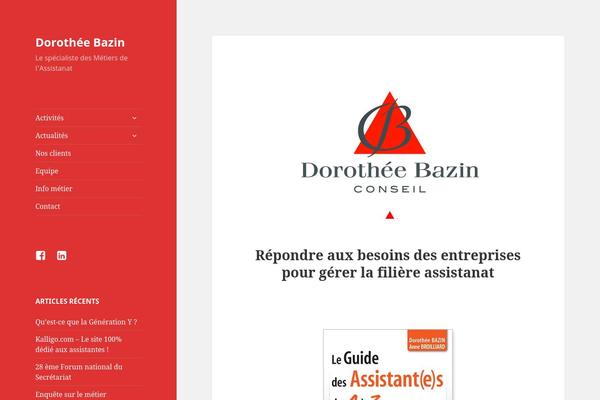 Twenty Fifteen theme site design template sample