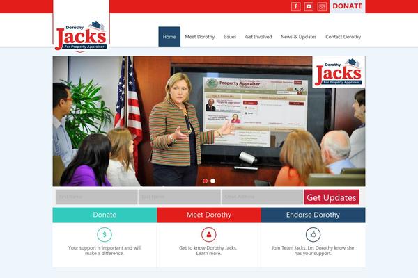 Jacks theme site design template sample