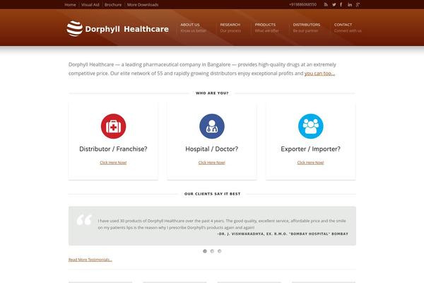 Karma theme site design template sample