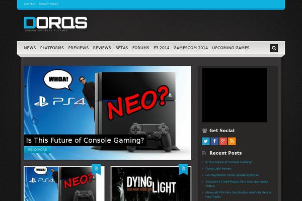 Bueno theme site design template sample