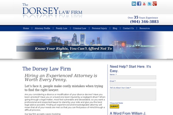 dorseylawjax.com site used Dorseylawjax