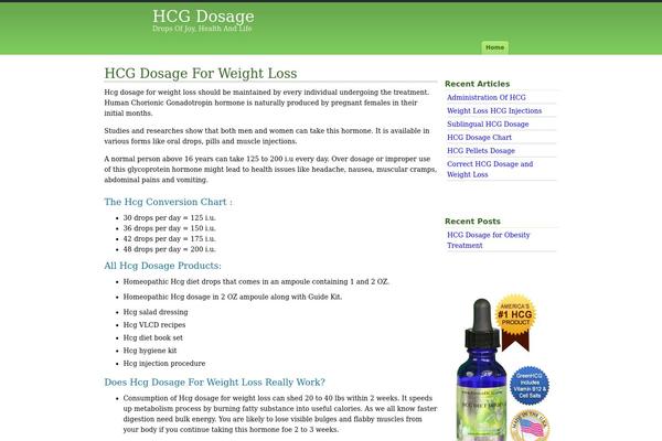 dosagehcg.com site used Webby-green-10