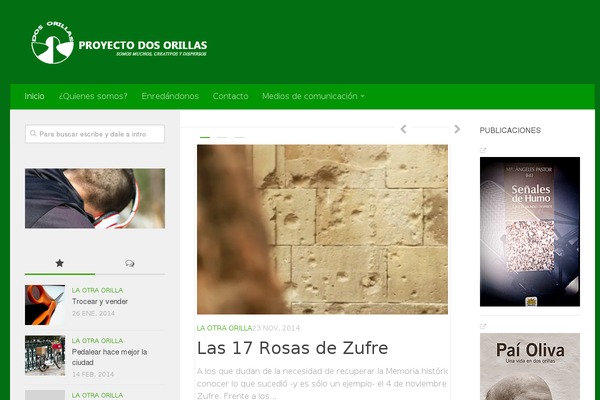 Hueman theme site design template sample