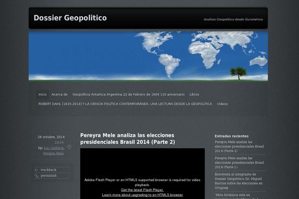 WordPress website example screenshot