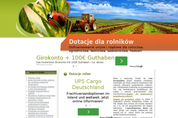 dotacjerolnicze.eu site used Agriculture_14