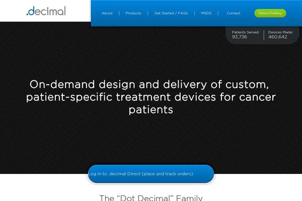 dotdecimal.com site used Decimal
