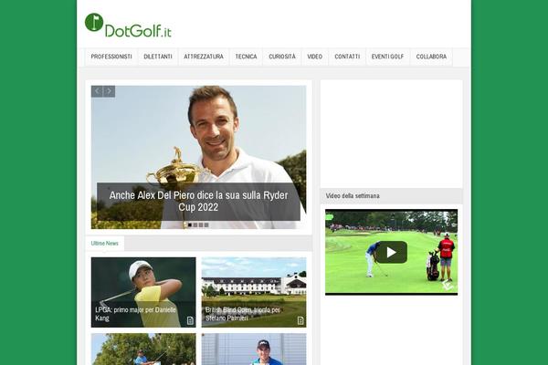 dotgolf.it site used Multinews